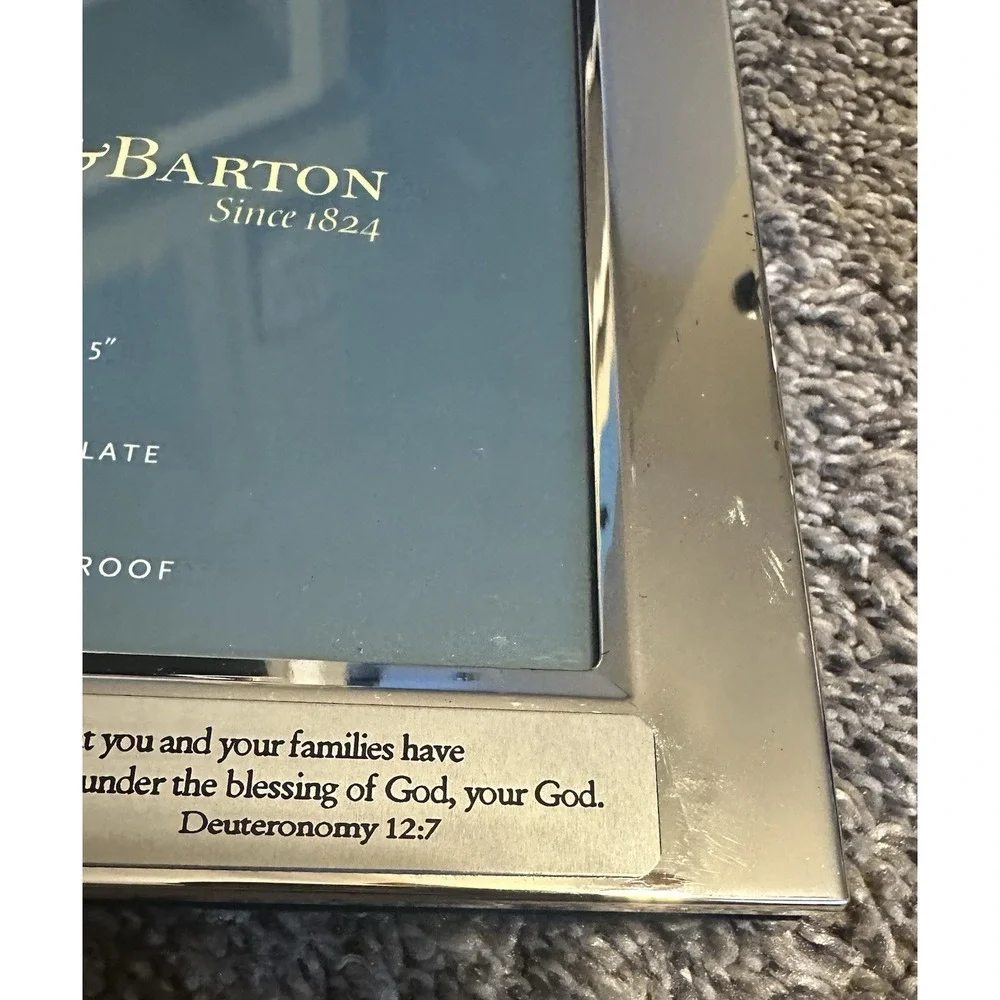 Reed & Barton Silver Plated Picture Frame - 5